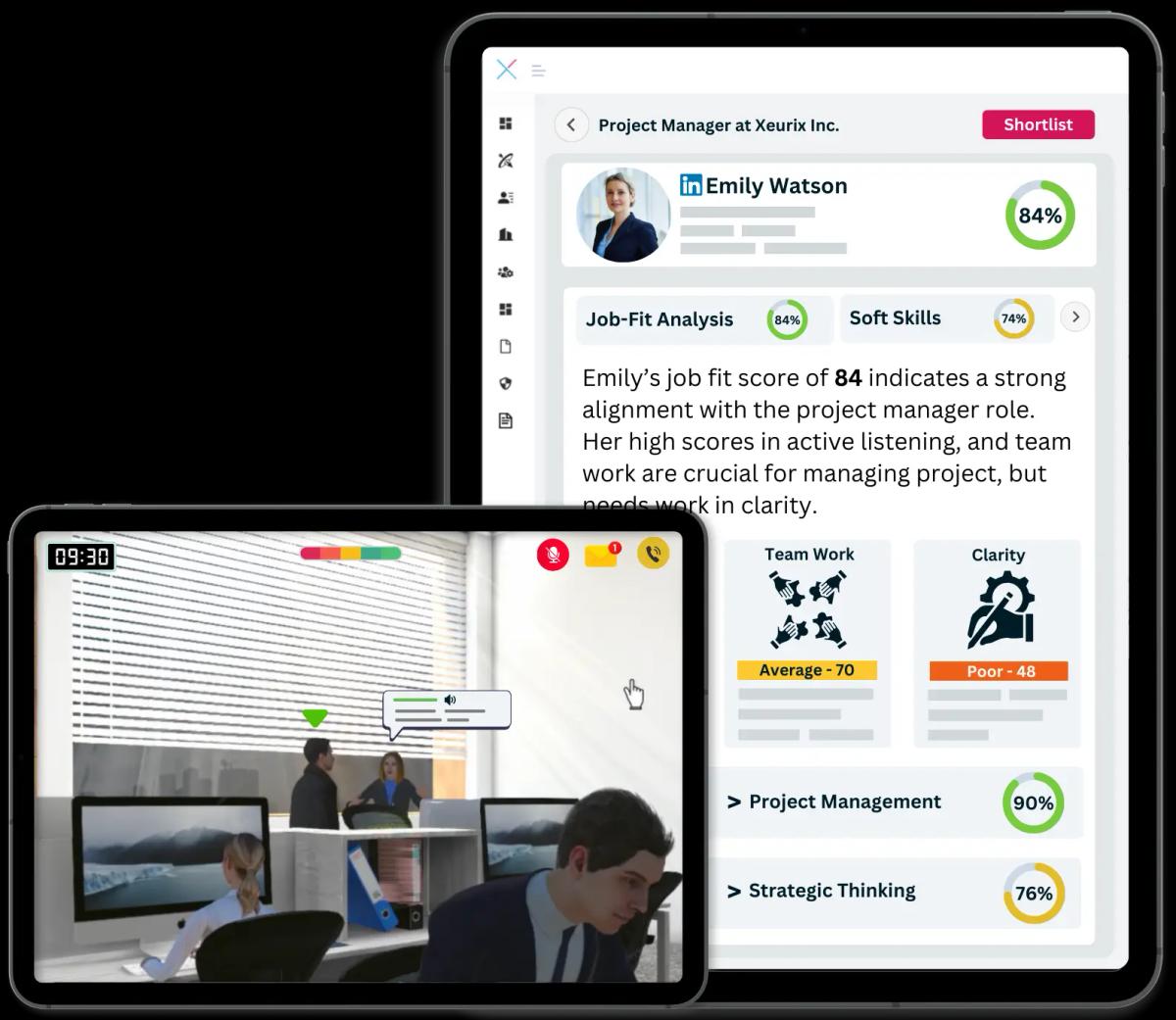 Xeurix Recruiting Platform and 3D job simulations Xeurix Recruiting Platform and 3D job simulations